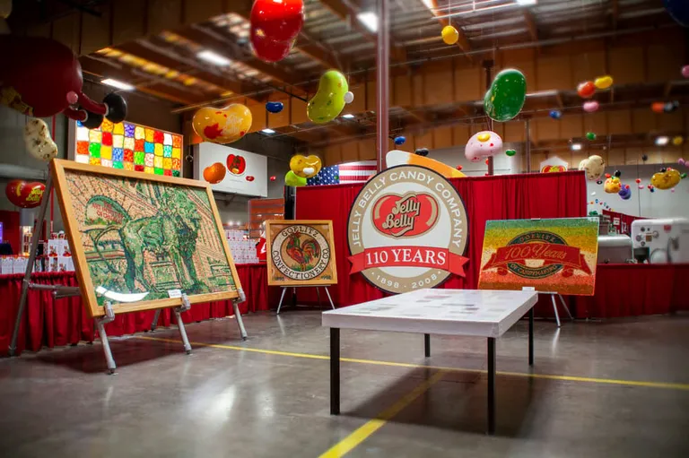 Jelly Belly Museum historical candy equipment and interactive exhibits