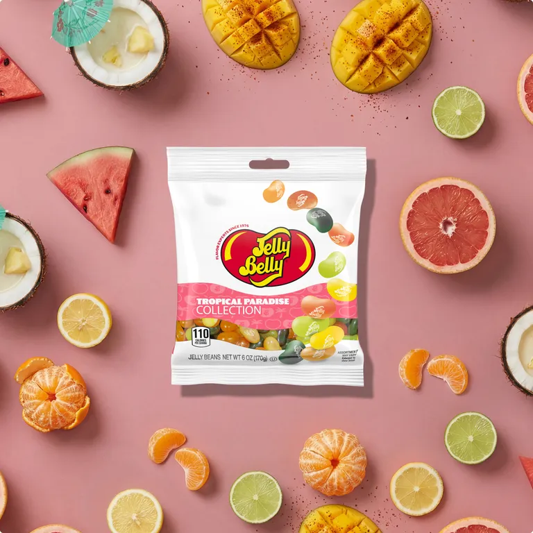 Jelly Belly Tropical Paradise Gourmet Jelly Beans Packaging for B2B Wholesale Export