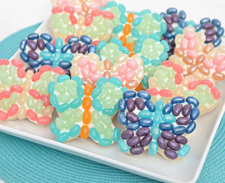 Butterfly Cookies featuring fruit flavored Jelly Belly jelly beans